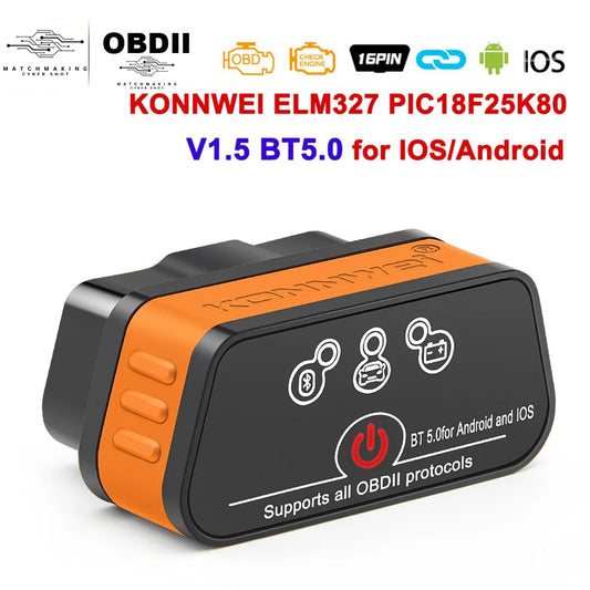 MATCHMAKING ELM327 V1.5 Bluetooth 5.0 OBD2 Scanner